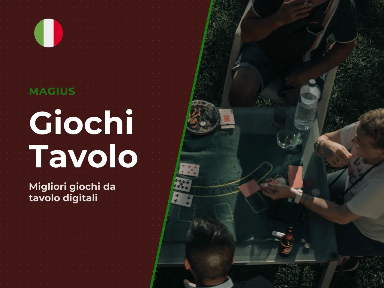 Giochi da tavolo disponibili nel casino