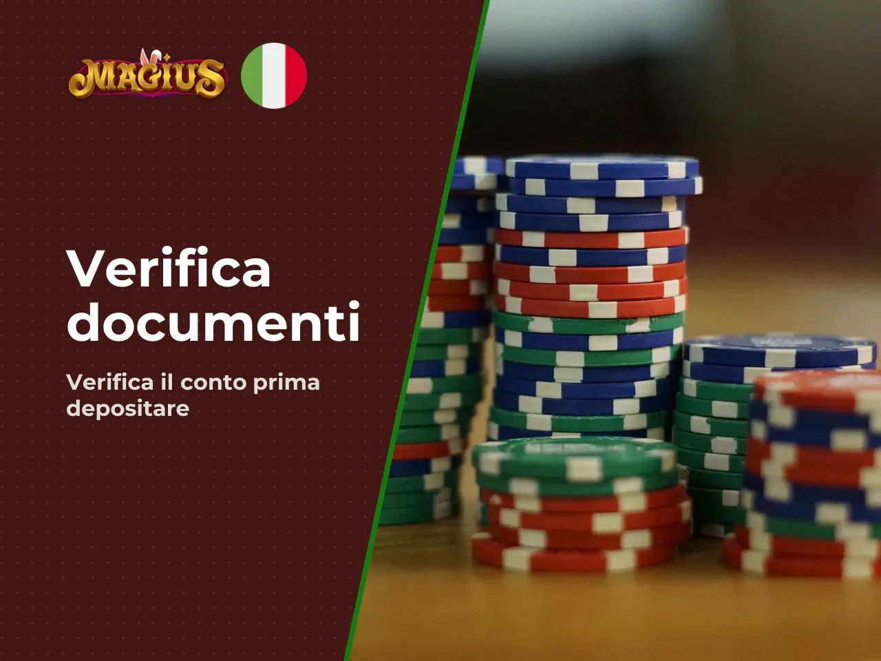 Checklist prima del primo deposito. 1