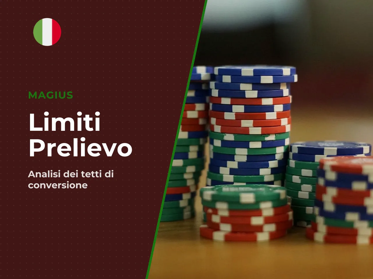 Limiti massimi di prelievo max cashout