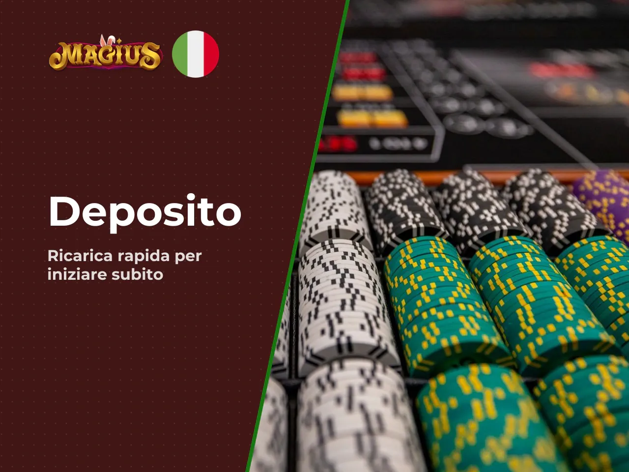 Come effettuare un deposito. Effettuare un