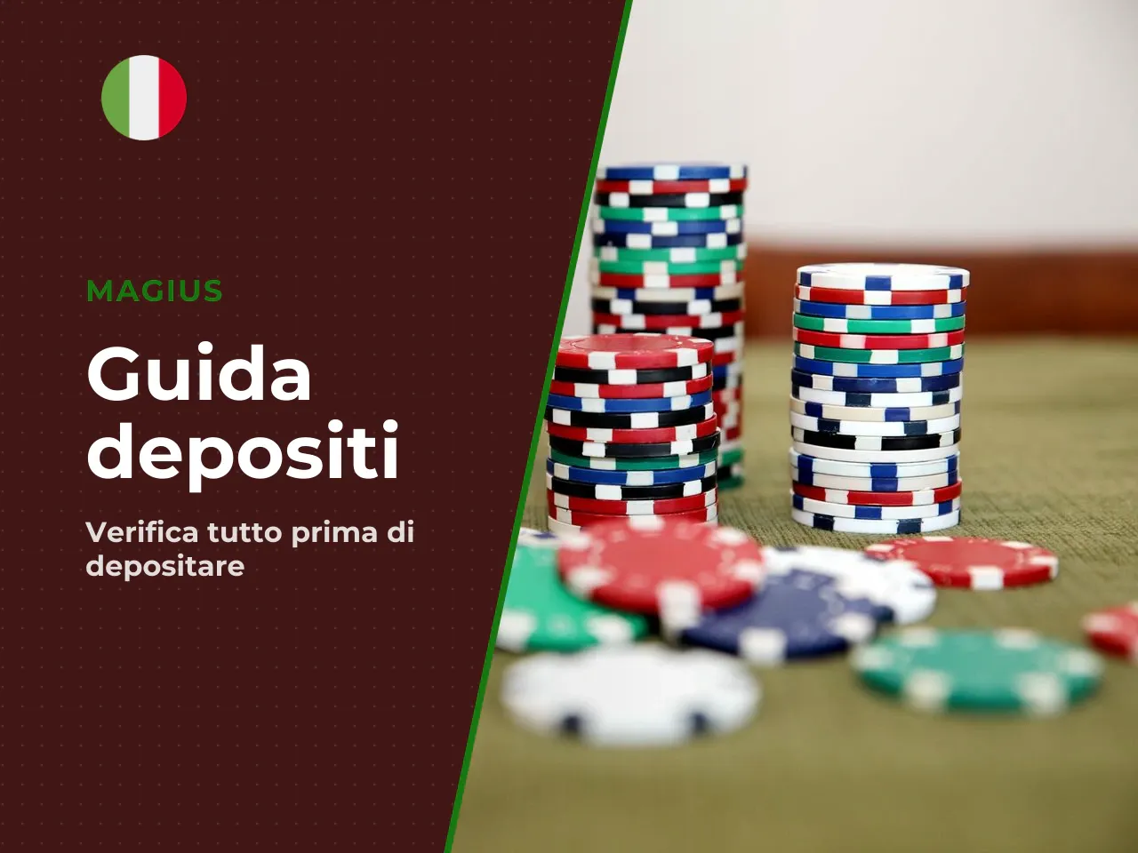 Checklist prima del primo deposito. Prima
