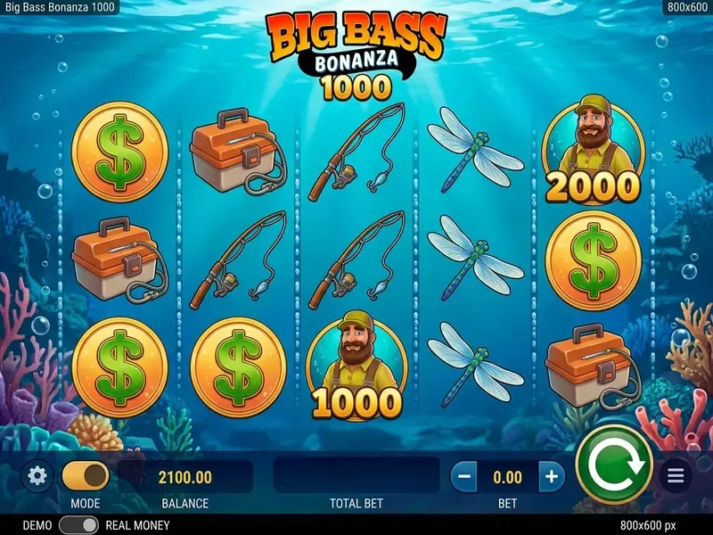 come giocare a big bass bonanza 1000 online