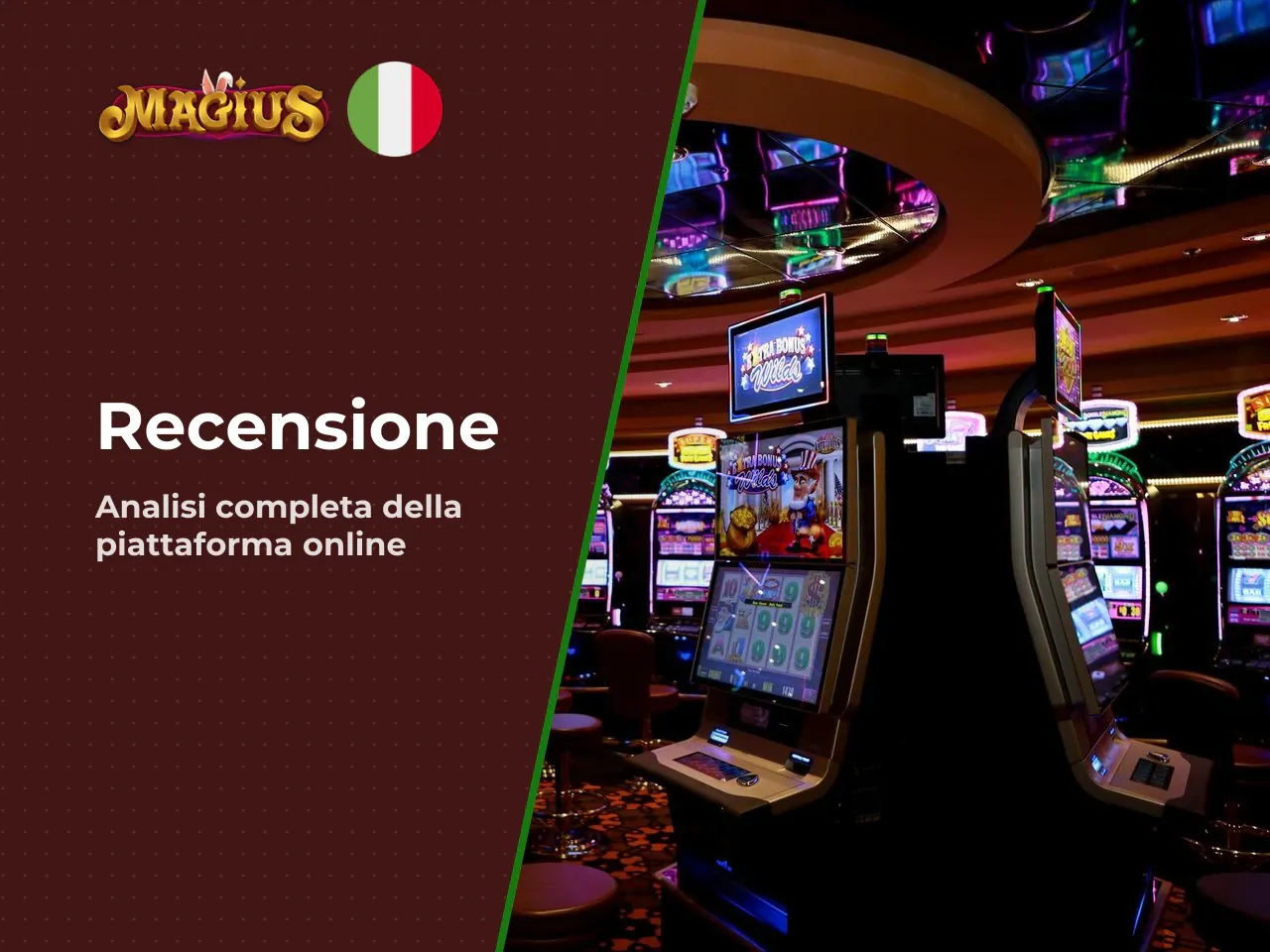 Magius Casino recensione panoramica, vantaggi e
