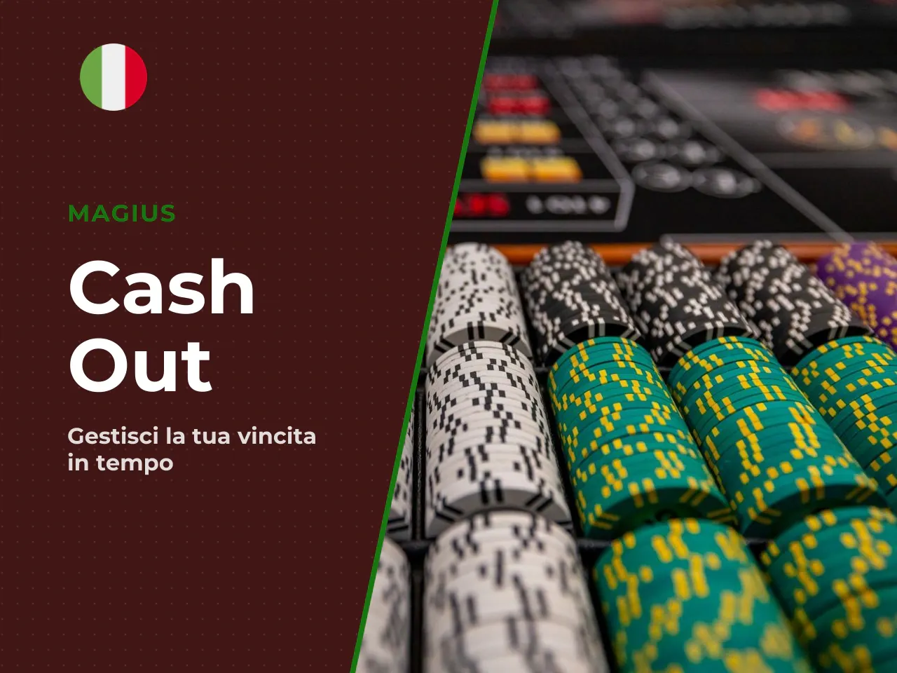 Cash out manuale e automatico quando