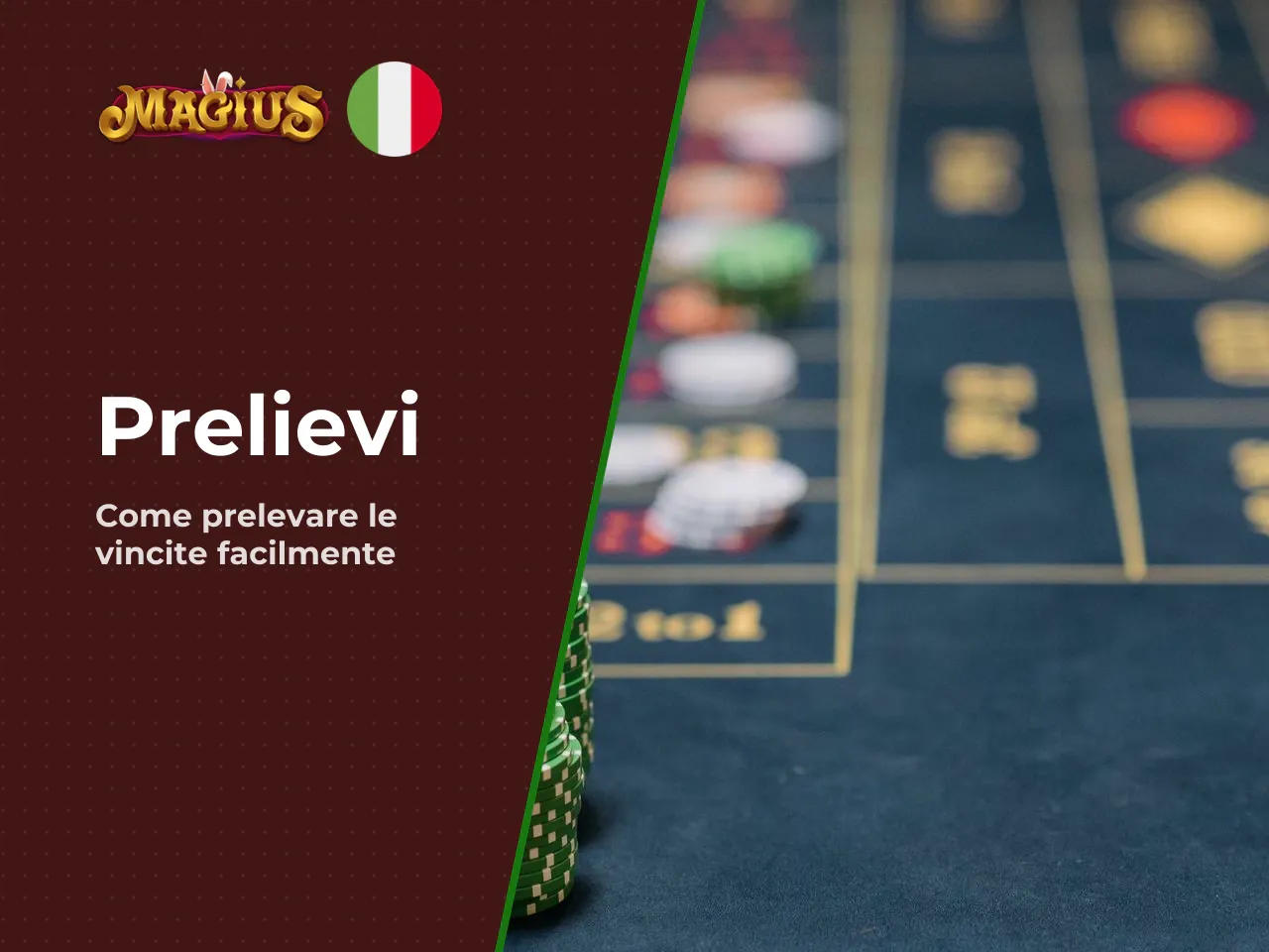 Come richiedere un prelievo e quali