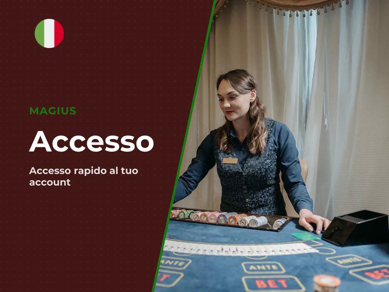 Magius Casino Login Accesso, Registrazione e