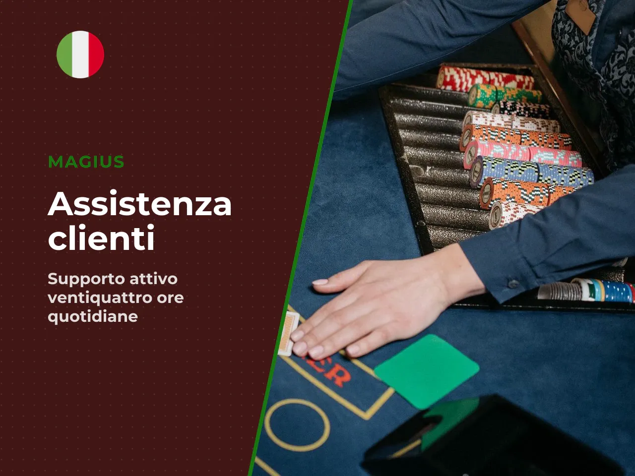 Assistenza utenti nell'App Magius. Il client