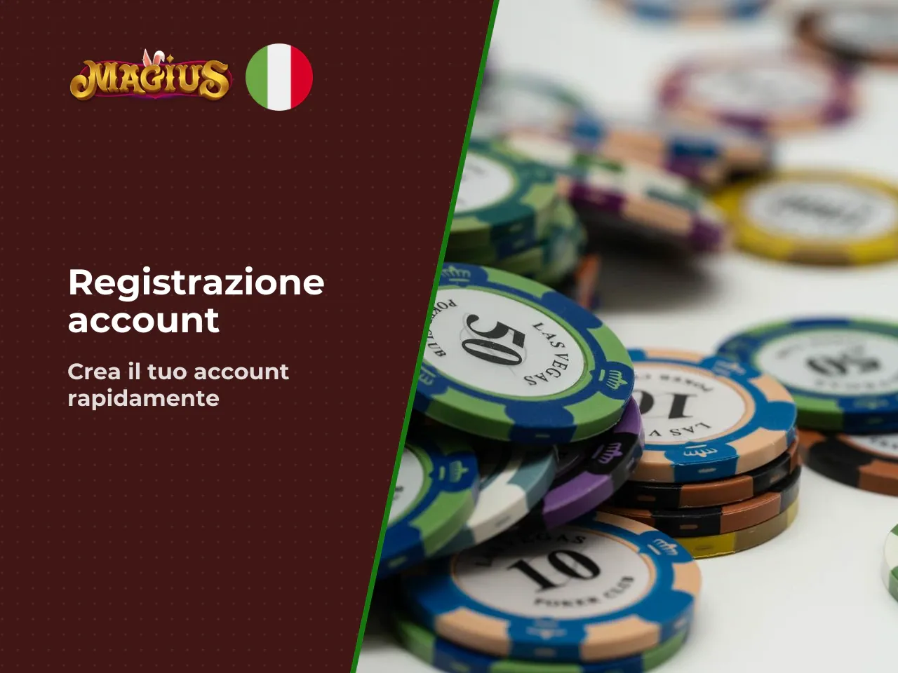 Passaggi per la registrazione su Magius
