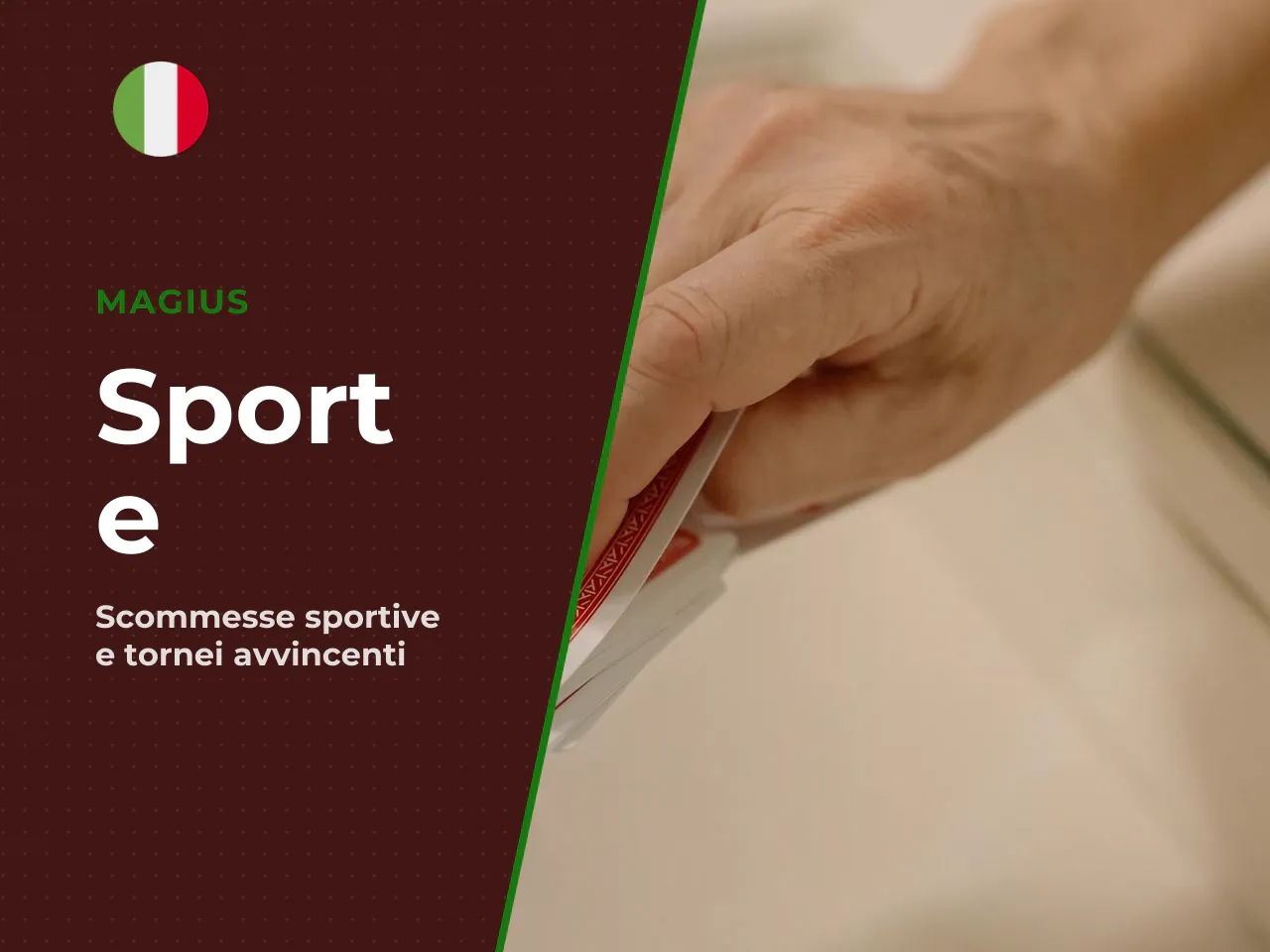 Tornei live e sezione scommesse sportive